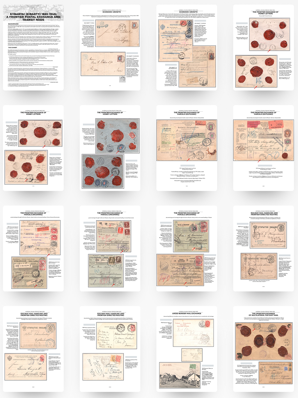 AUDRIUS BRAZDEIKIS [US] Postal History Kibartai (Kibarty) 1865-1940 – A Frontier Postal Exchange and Transit Node [91 points]