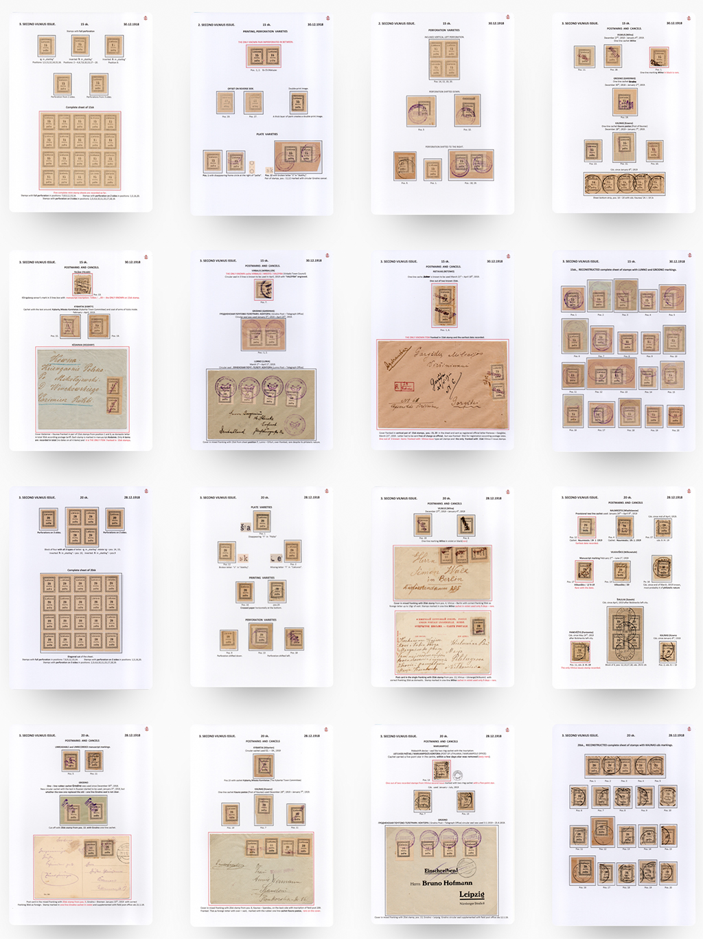 VYGINTAS BUBNYS [LT] Traditional Philately First Postage Stamps of Lithuania [94 points]